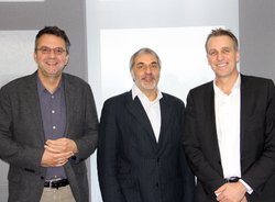 von links: Thomas Harms, Michael Neugebauer und Stefan Wenzel