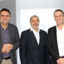 von links: Thomas Harms, Michael Neugebauer und Stefan Wenzel