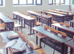 leeres Klassenzimmer