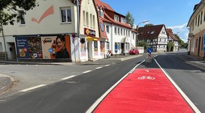 Radspur an Hannoverscher Strasse